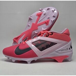 Nike Alpha Menace 4 Pro NRG Racer Pink/Grey Cleats Men's HJ4568-600 Size 8.5 New